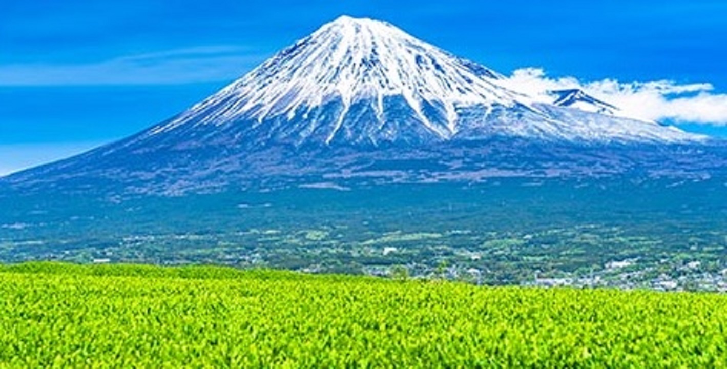 お風呂屋さんの富士山