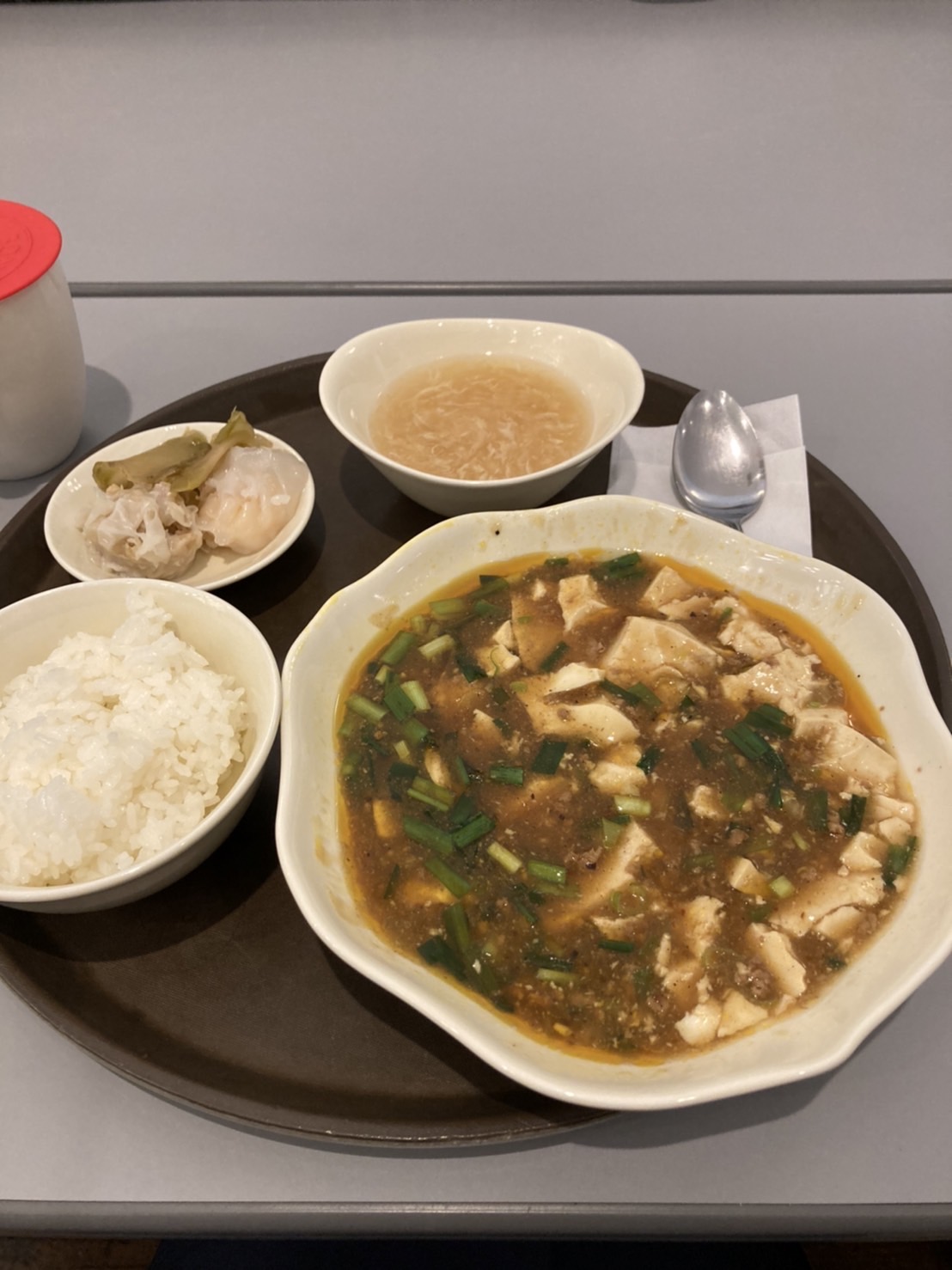 麻婆豆腐定食カレー味