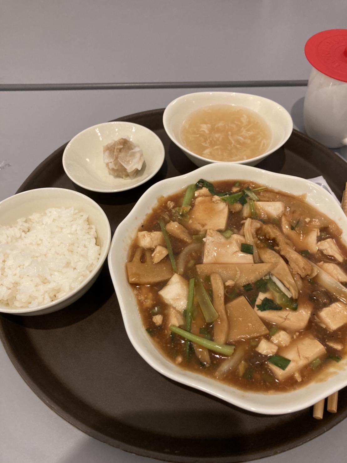 豆腐と野菜のあんかけ定食