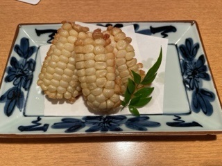 トウモロコシの天ぷら