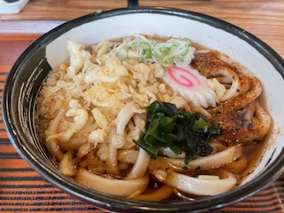 腰のあるたぬきうどん