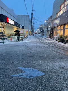 2月5日東京杉並区の雪