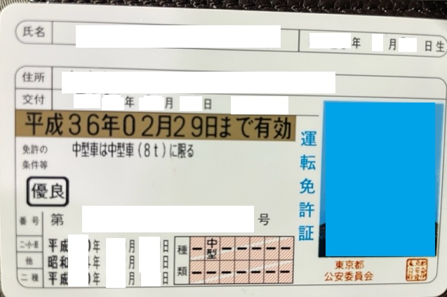 免許証